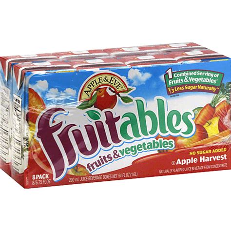 Apple & Eve Fruitables Juice Beverage, Fruits & Vegetables, Apple ...