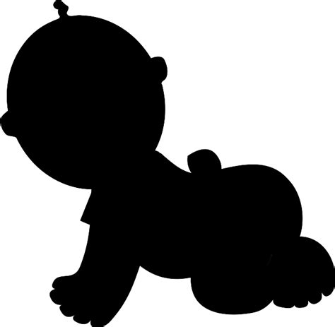 Baby Silhouette Clip Art at Clker.com - vector clip art online, royalty ...