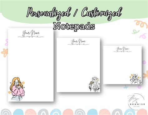 Personalized Notepads Custom Notepads Notepads Personalized and ...