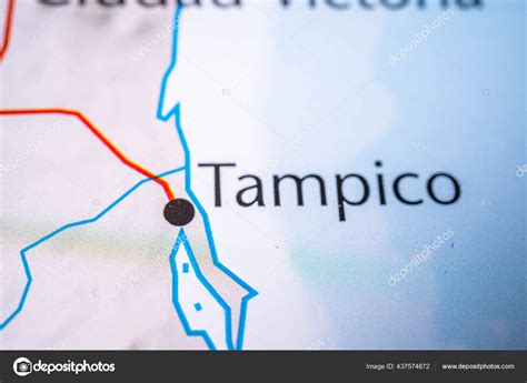 Tampico Map Mexico Stock Photo by ©aallm 437574872