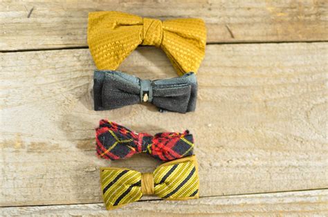 Collection of Four Vintage Mens Bow Ties // Instant Collection Clip On ...