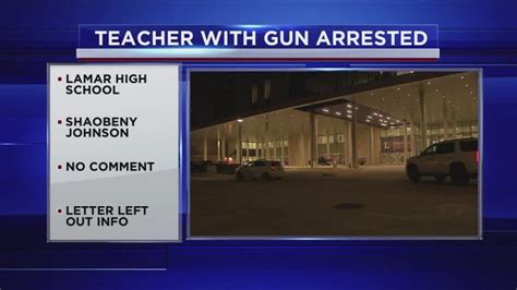 Lamar High School teacher accused of bringing weapon to campus