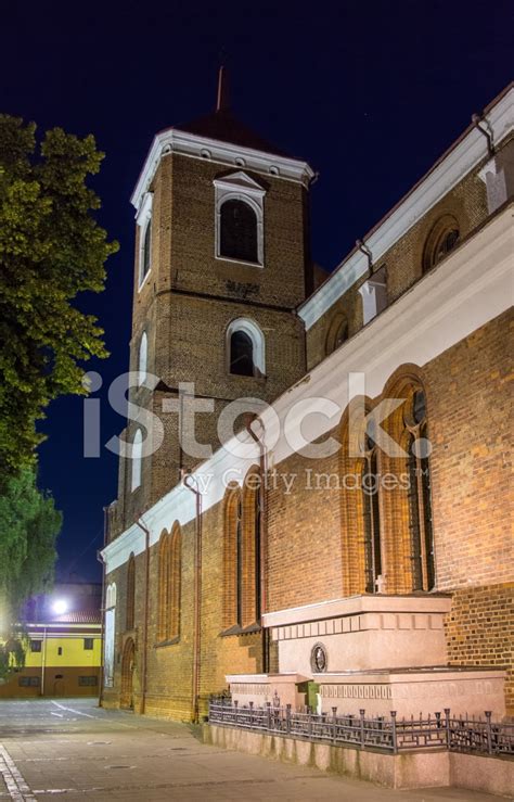 Kaunas Cathedral Basilica - Lithuania Stock Photo | Royalty-Free ...