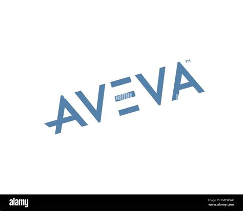 Aveva, rotated logo, white background Stock Photo - Alamy