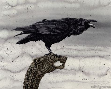 Viking Raven, Viking Art, Norse Tattoo, Viking Tattoos, Crow Tattoo, Deviant Art, Hugin Munin ...