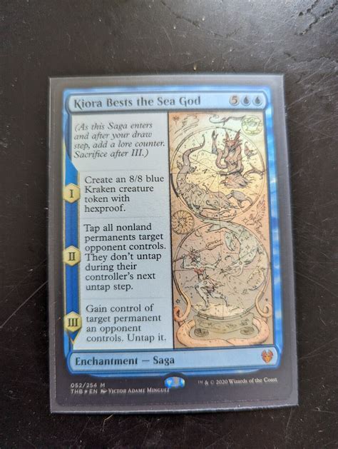 MTG Kiora Bests the Sea God Theros Beyond Death 052/254 Regular Mythic | eBay