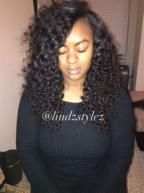 Deep side part curly sew-in Curly Sew In, Deep Side Part, Vacation Hair, Don't Care, Affair ...