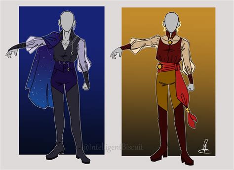 Sun and Moon Outfits 2 ::. by IntelligentBiscuit on DeviantArt