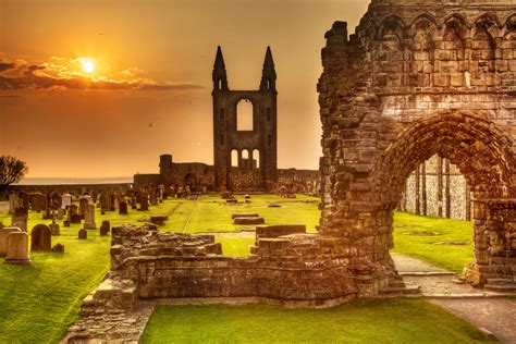 St. Andrews Cathedral Ruins, Scotland photo on Sunsurfer | Visit ...