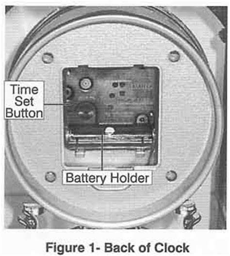 Howard Miller Gardner - Statesboro Mantel Clock Instructions