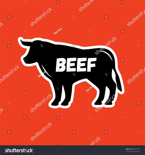 Beef Vector Illustration Stock Vector (Royalty Free) 566978776