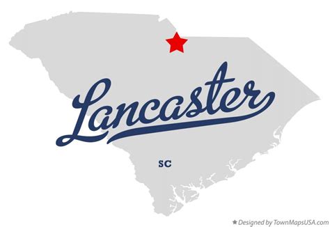 Map of Lancaster, SC, South Carolina