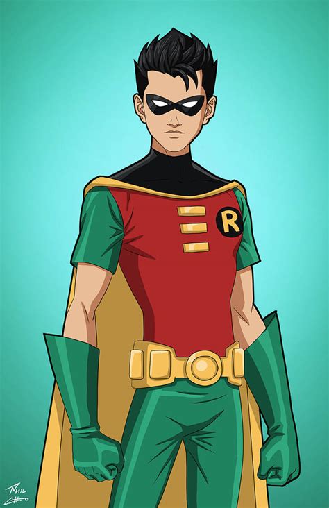 Robin (Teen Titans Animated) by phil-cho on DeviantArt