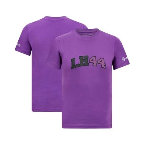 MERCEDES AMG PETRONAS F1 Lewis Hamilton 44 T-Shirt - Kids £33.00 - PicClick UK