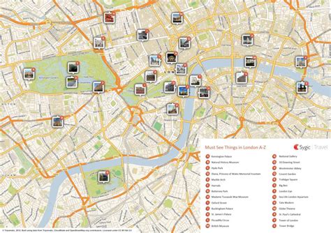 London museums map - Map of London museums (England)