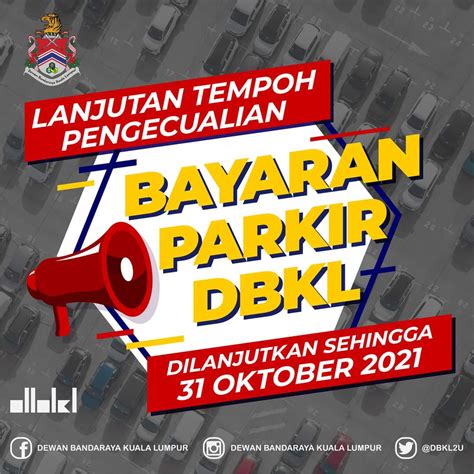 Now till 31 Oct 2021: DBKL Parking Fee Waived - EverydayOnSales.com