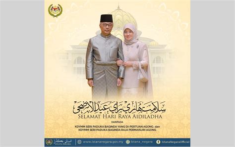 Agong, Permaisuri Zahir Harapan Umat Islam Terus Bersabar Raikan Aidiladha