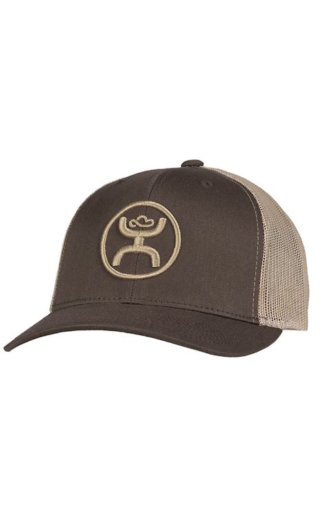 HOOey Men's Cody Ohl Brown with Tan Logo & Mesh Back Cap | Hooey hats, Hats for men, Cowgirl hats