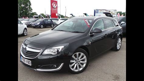 2015 65 Vauxhall Insignia 2.0 CDTi 140ps Ecoflex Elite Nav Sports Tourer Estate in black - YouTube