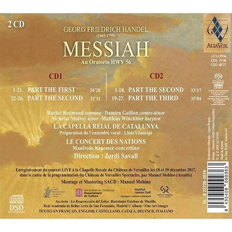 HANDEL – MESSIAH – Alia Vox