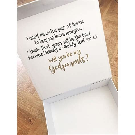 Godparent Proposal, Be My Godparent Gift, Godparent Proposal Box, Be My Godparent, Gift Box ...