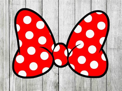 Minnie Mouse Bow Svg Minnie Mouse Svg Bow Svg Clipart - Etsy UK