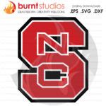 Digital SVG Cutting File, NCSU North Carolina State Wolfpack Logo, College, Basketball, Football ...