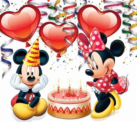 Pin by Trace Pegg on Mickey & Minnie | Happy birthday mickey mouse, Happy birthday disney ...