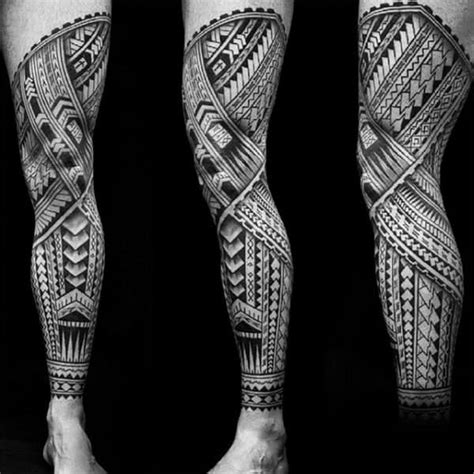 90 Samoan Tattoo Designs For Men - Tribal Ink Ideas