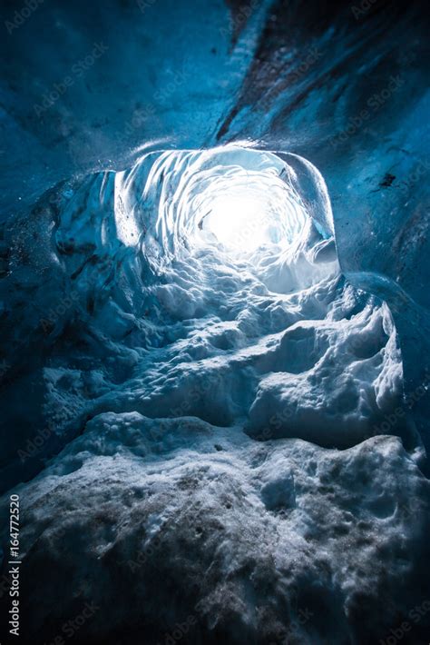 A crystal ice cave in Iceland Stock Photo | Adobe Stock