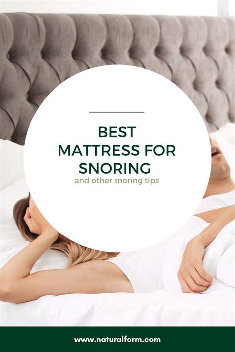 Best Mattress for Snoring | Snoring, Sleep health, Best mattress