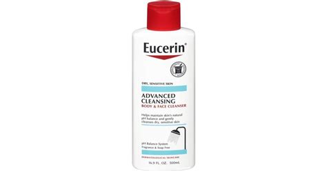 Eucerin Advanced Cleansing Body and Face Cleanser Fragrance Free 16.9fl oz - Compare Prices ...