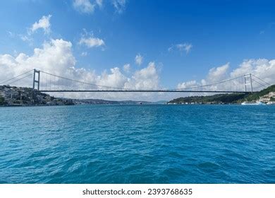 Bosphorus Tour Activity Boat Transportation Route Stock Photo ...