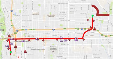 Rose Parade Route, 2017 - Glendale DIGGS