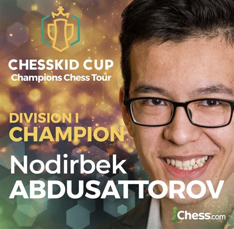 Nodirbek Abdusattorov wins the 2023 ChessKid Cup, defeating Fabiano ...