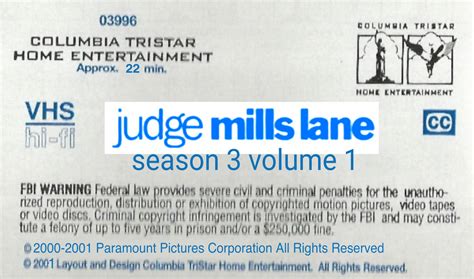 Judge Mills Lane S3 V1 CTHE Sticker Label (Mockup) by MattJacks2003 on ...