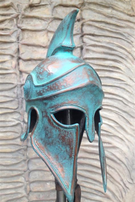 Greek Spartan Helmet Larp Helmet Cosplay Helmet Props for | Etsy