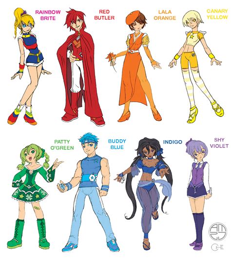 Rainbow Brite and Color Kids by cwmodels on DeviantArt