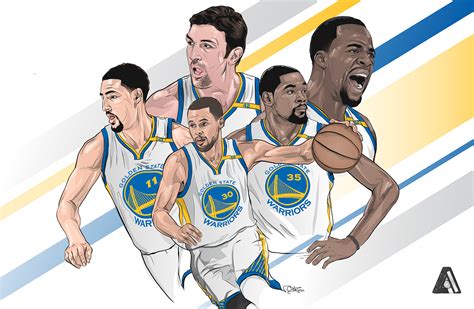 Golden State Warriors Fan Card Illustration on Behance