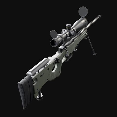 Accuracy International AWM L115A3 3D model | CGTrader