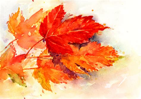 Sherry Schmidt Watercolors: First Day of Fall