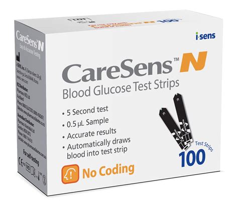 CareSens N Blood Glucose Test Strips 100pk – Diabetes Shop