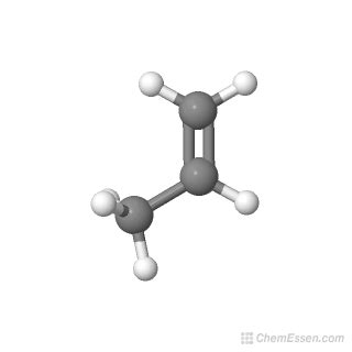 PROPYLENE Structure - C3H6 - Over 100 million chemical compounds | CCDDS