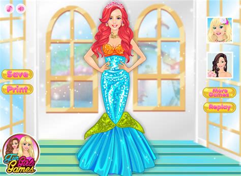 Princess Ariel Dress Up - Girls games - GamingCloud