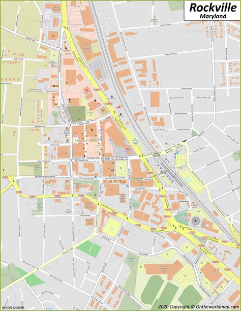 Rockville Map | Maryland, U.S. | Discover Rockville with Detailed Maps