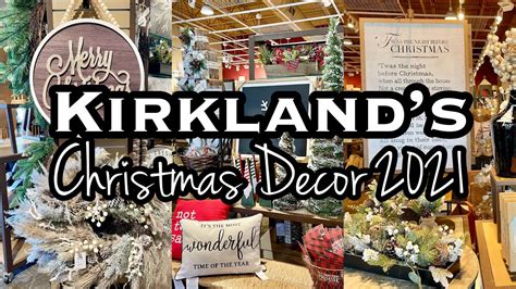 NEW KIRKLAND’S CHRISTMAS DECOR 2021 • SHOP WITH ME - YouTube