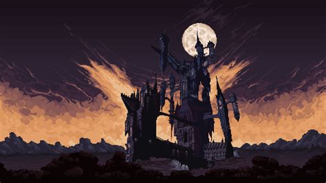 Castlevania in Pixels (Used their concept art as reference) : r/PixelArt