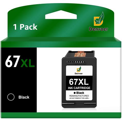 67XL Ink Cartridges Black Replacement for HP 67 Ink 67 XL for HP DeskJet 2700e 2752e 2755e Envy ...