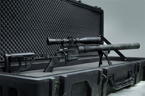 The new DVL-10 M1 integrally suppressed sniper rifle, made by Russian ...