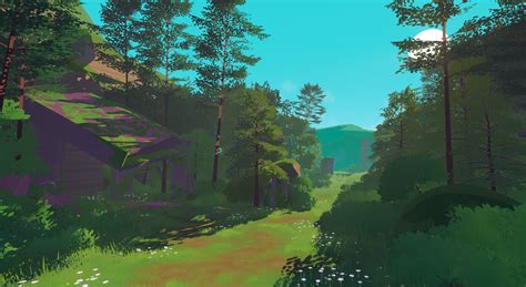 ArtStation - Forest Ruins Environment - Foliage